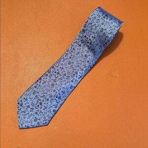 Saks Fifth Avenue Blue Floral Tie